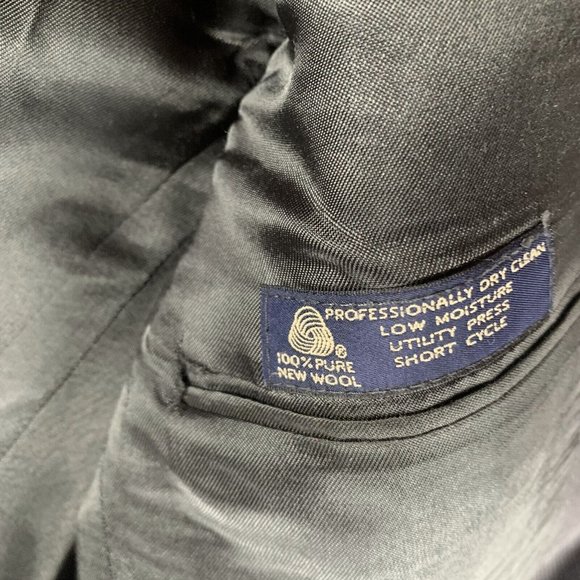 JoS. A Bank Executive Collection Blazer Jacket Mens 38 Gray Wool Single Breasted - Picture 9 of 12